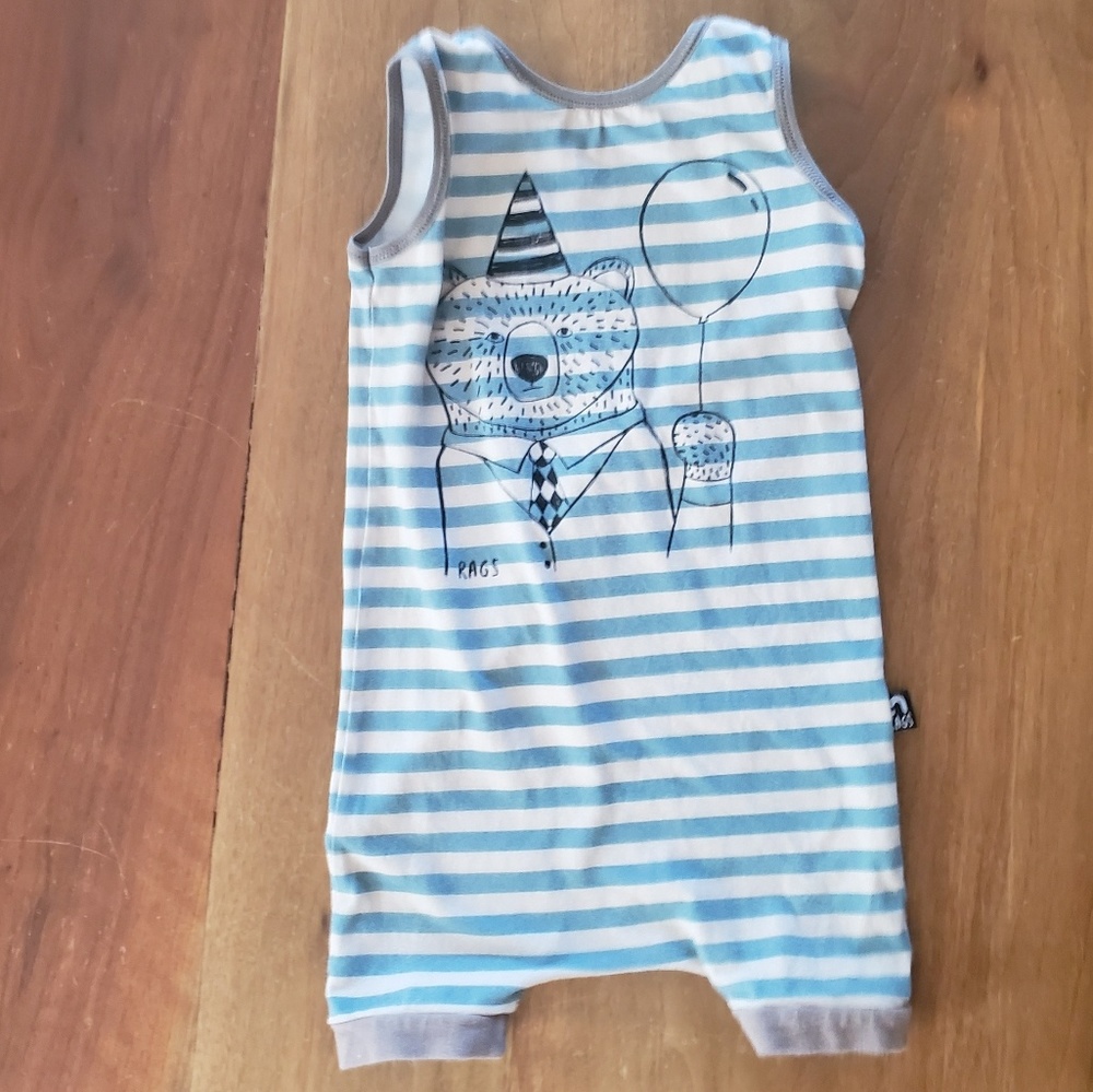 Rags to ratches party bear shortall 2t